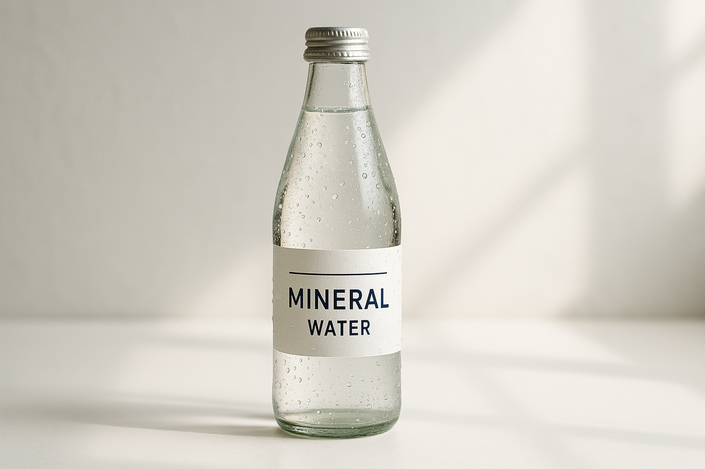 Flasche Mineralwasser